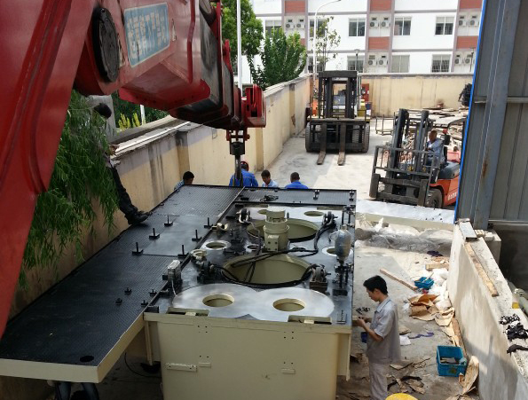 天津2200T油压机拼装